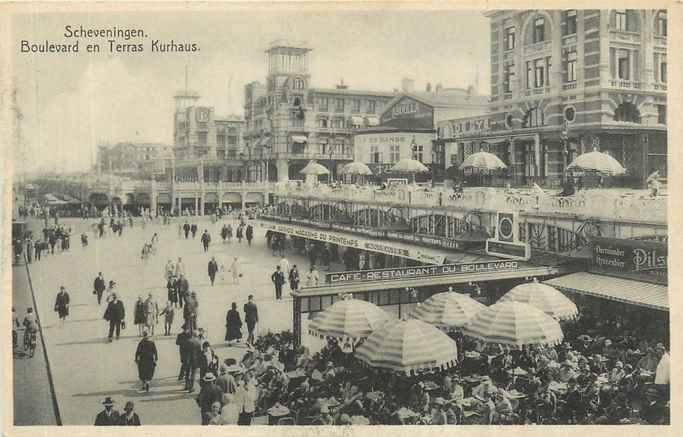 Scheveningen Boulevard en Terras Kurhaus