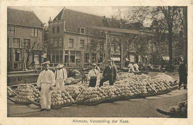 Alkmaar Verzending der Kaas