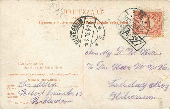 Scheveningen Gezicht op het Palace Hotel