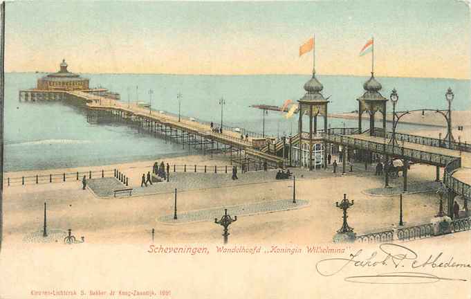 Scheveningen Wandelhoofd Koningin Wilhelmina