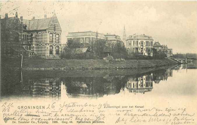 Groningen Zuidersingel over het Kanaal