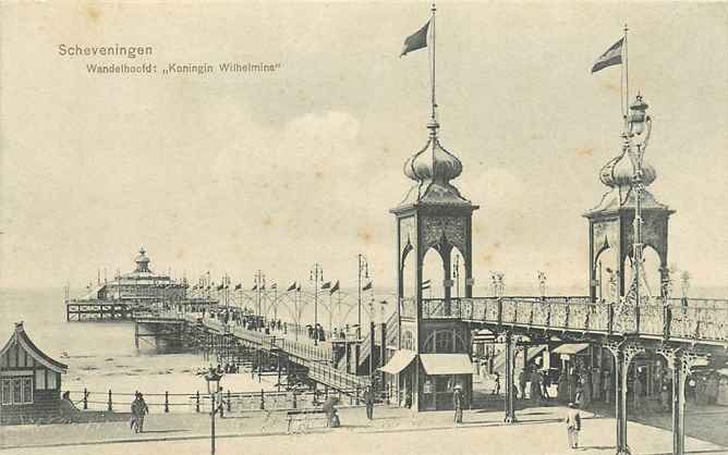 Scheveningen Wandelhoofd Koningin Wilhelmina