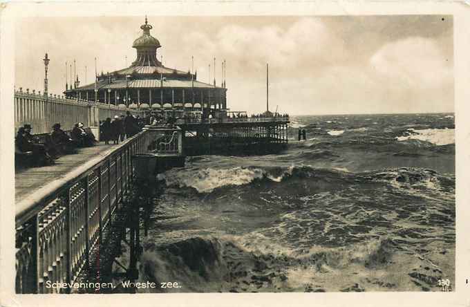 Scheveningen Woeste zee