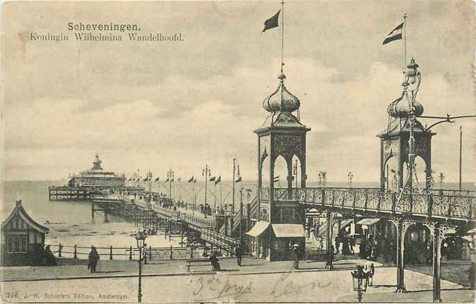 Scheveningen Koningin Wilhelmina Wandelhoofd