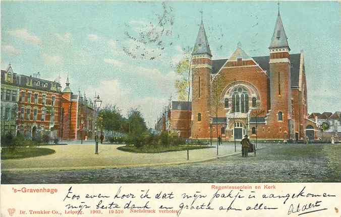 Den Haag Regentesseplein en kerk