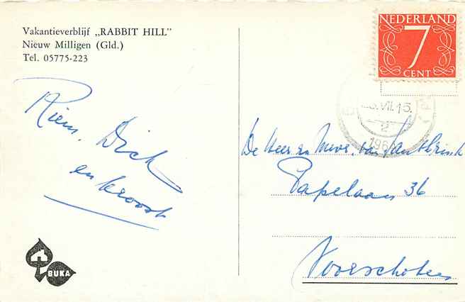 Nederland Vakantieverblijf Rabbit Hill