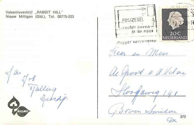 Nederland Vakantieverblijf Rabbit Hill