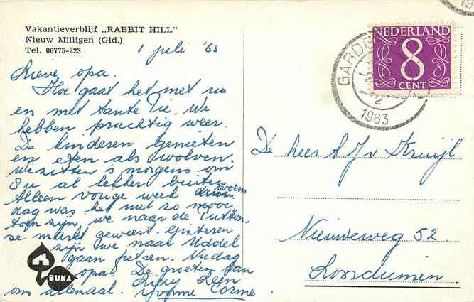 Nederland Vakantieverblijf Rabbit Hill