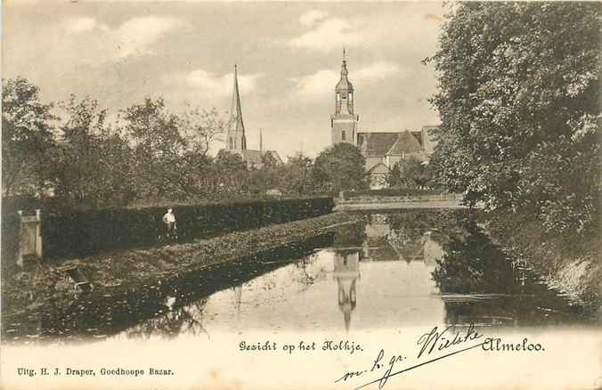 Almelo Gezicht op het Kolkje