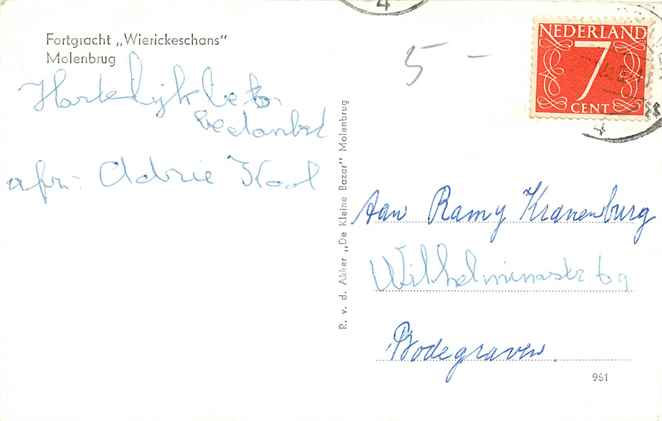 Nederland Fortgracht Wierickeschans