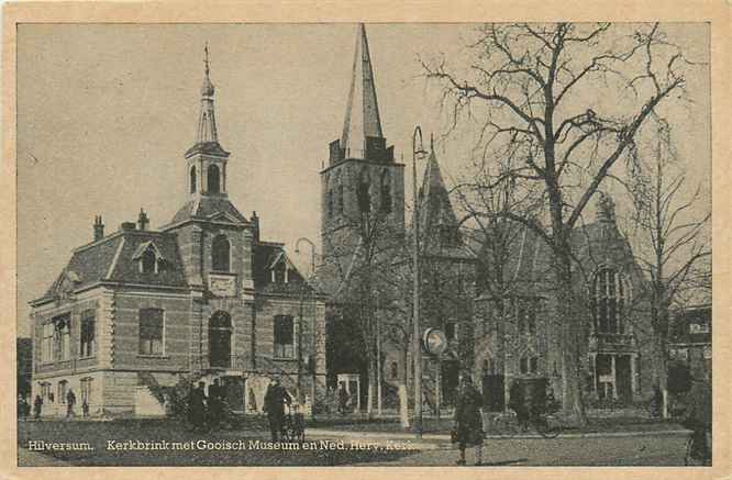 Hilversum Kerkbrink met Gooisch museum