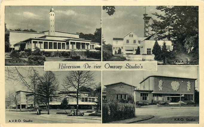 Hilversum De vier Omroep Studios