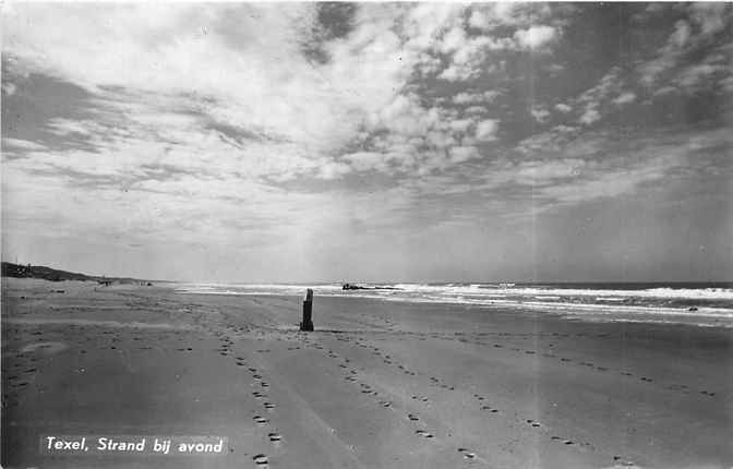 Texel Strand bij avond