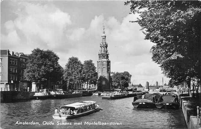 Amsterdam Oude Schans met Montelbaanstoren