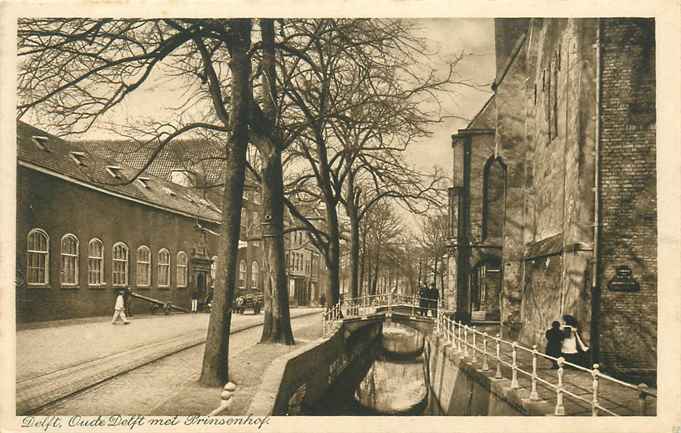 Delft Oude Delft met Prinsenhof