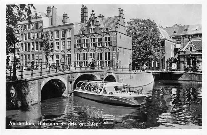 Amsterdam Huis aan de drie grachten