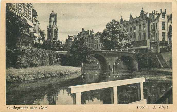 Utrecht Oudegracht met Dom