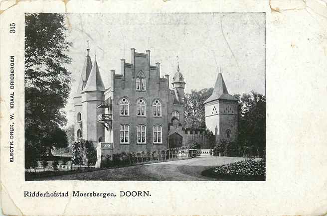 Doorn Ridderhofstad Moersbergen