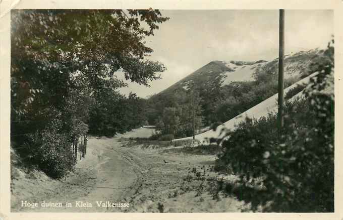 Nederland Hoge duinen in Klein Valkenisse