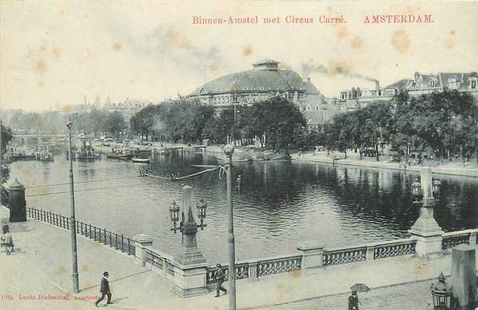 Amsterdam Binnen Amstel met Circus Carre