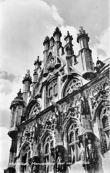 Middelburg Monumentaal deel van Stadhuis