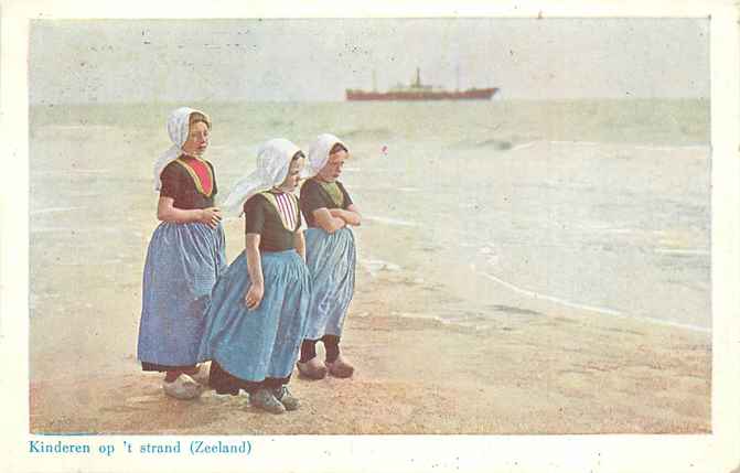 Zeeland Kinderen op t strand