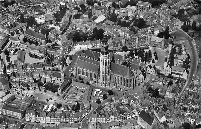 Middelburg Lange Jan met Nieuwe Kerk en Koorkerk