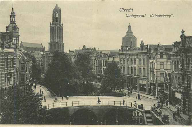 Utrecht Oudegracht Bakkerbrug