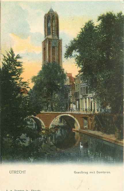 Utrecht Gaardbrug met Domtoren