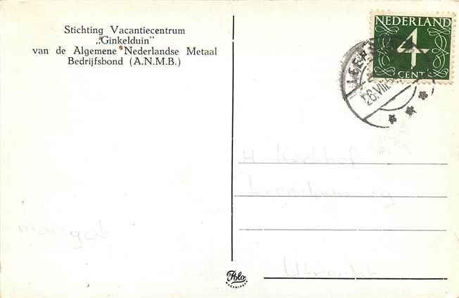 Nederland Stichting Vacantiecentrum Ginkelduin