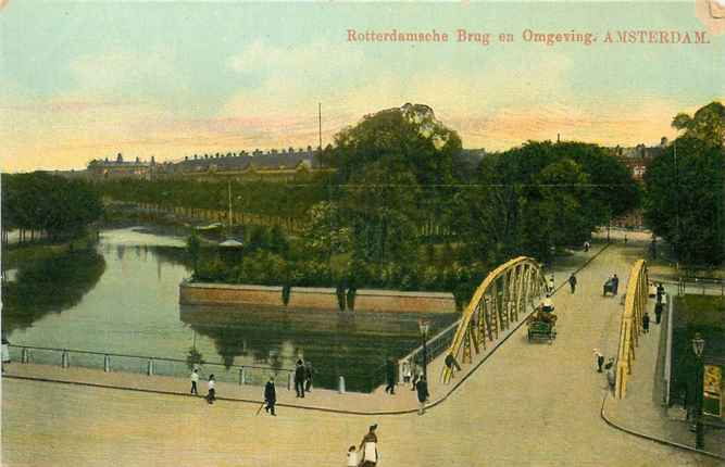 Amsterdam Rotterdamsche Brug en Omgeving