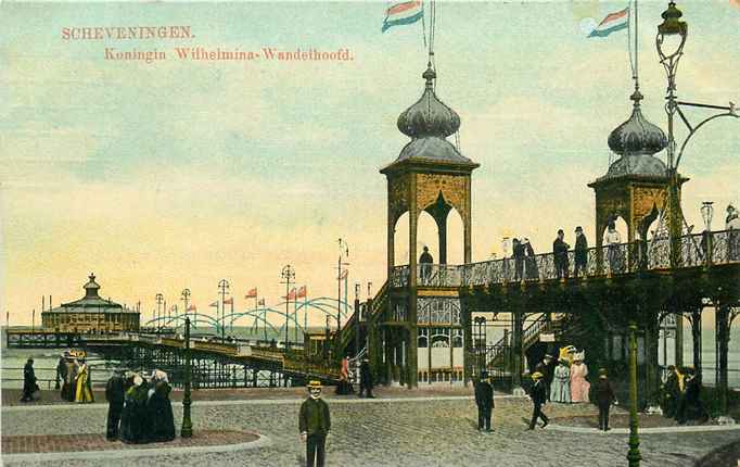 Scheveningen Koningin Wilhelmina Wandelhoofd