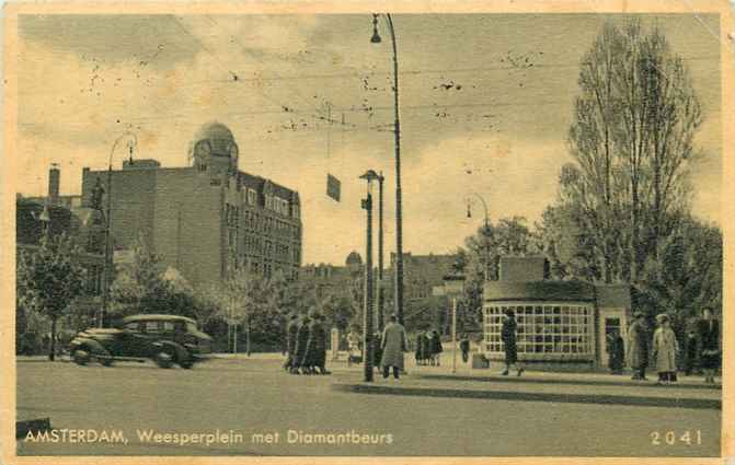 Amsterdam Weesperplein met Diamiantbeurs