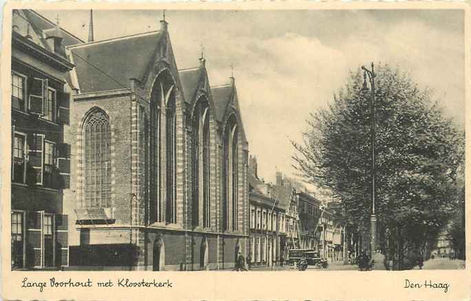 Den Haag Lange voorhout met kloosterkerk