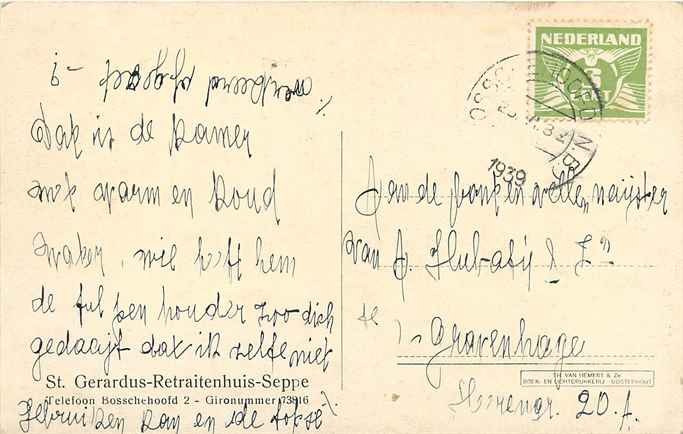 Nederland Retraitenhuis Seppe