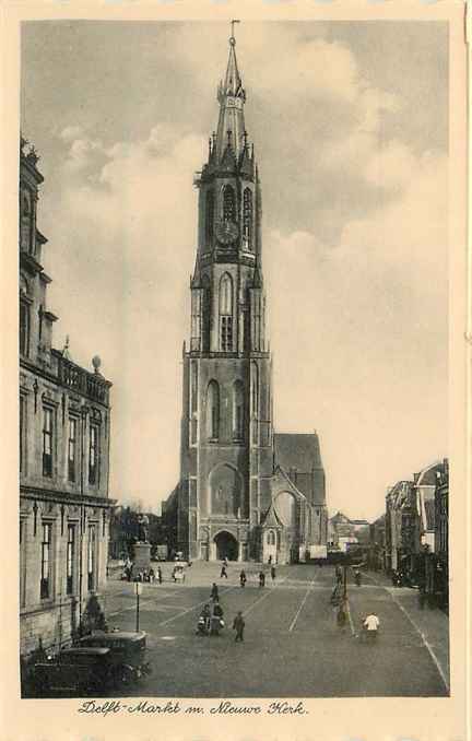 Delft Markt m Nieuwe Kerk