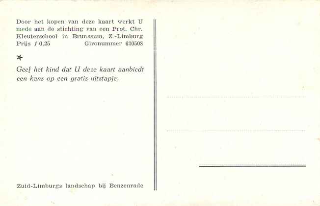 Brunssum Zuid Limburgs landschap bij Benzenrade