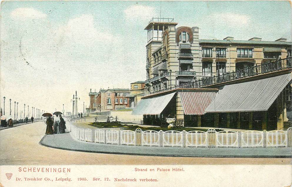 Scheveningen Strand en Palace Hotel