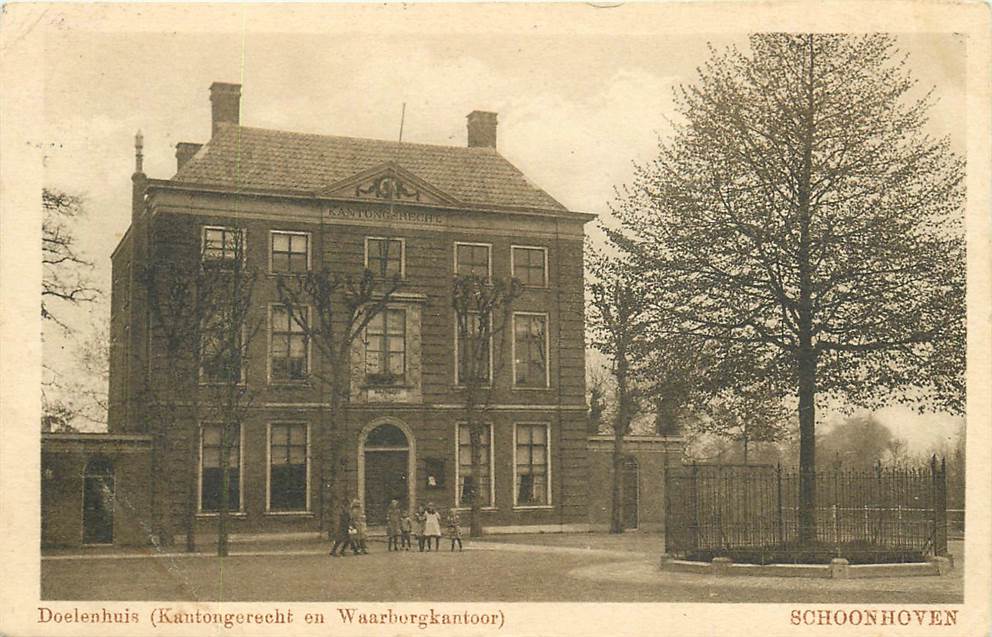 Schoonhoven Doelenhuis Kantongerecht en Waarborgkantoor