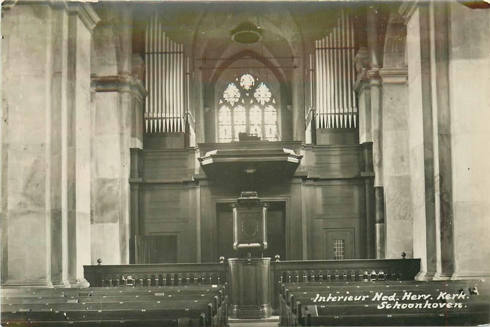 Schoonhoven Interieur Ned. Herv. Kerk