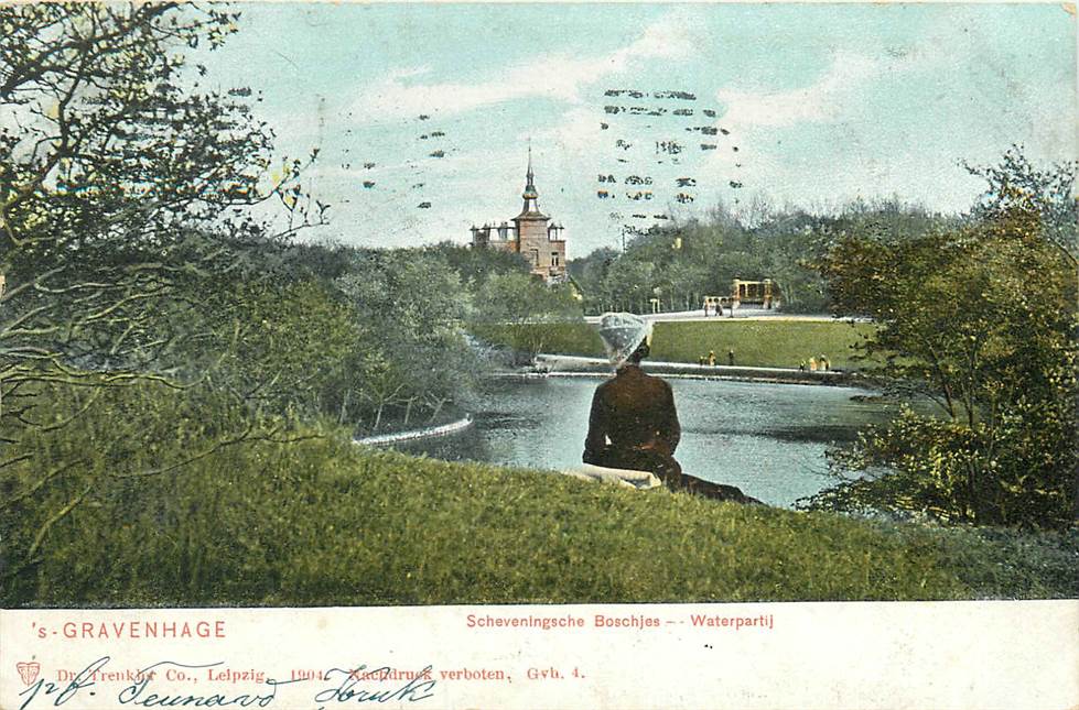 s-Gravenhage Scheveningsche Boschjes Waterpartij