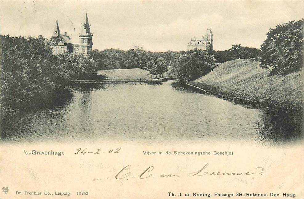 s-Gravenhage Vijver in de Scheveningsche Boschjes