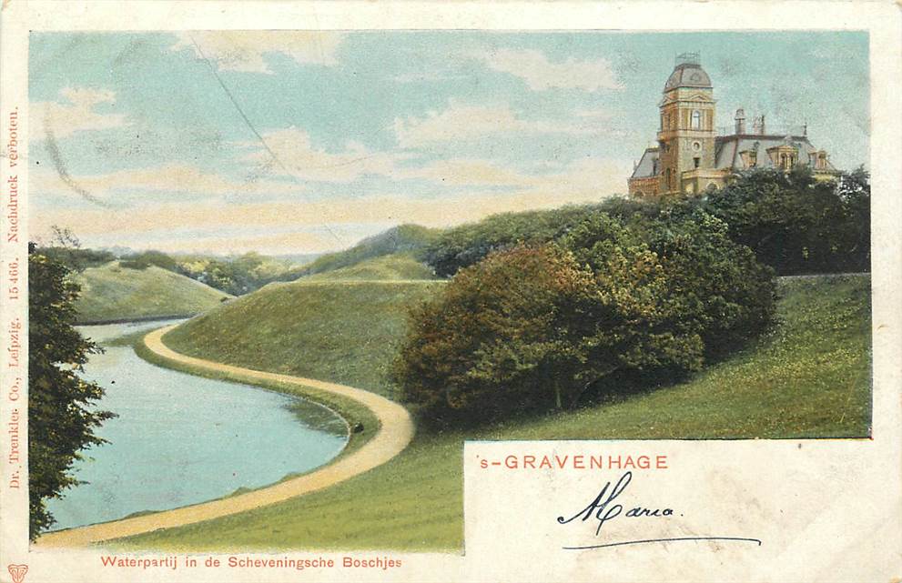 s-Gravenhage Waterpartij in de Scheveningsche Boschjes