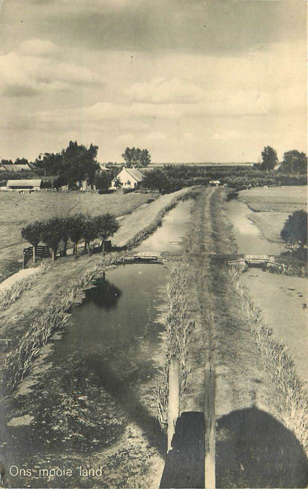 Vlist ZH Polderlandschap Ons mooie land