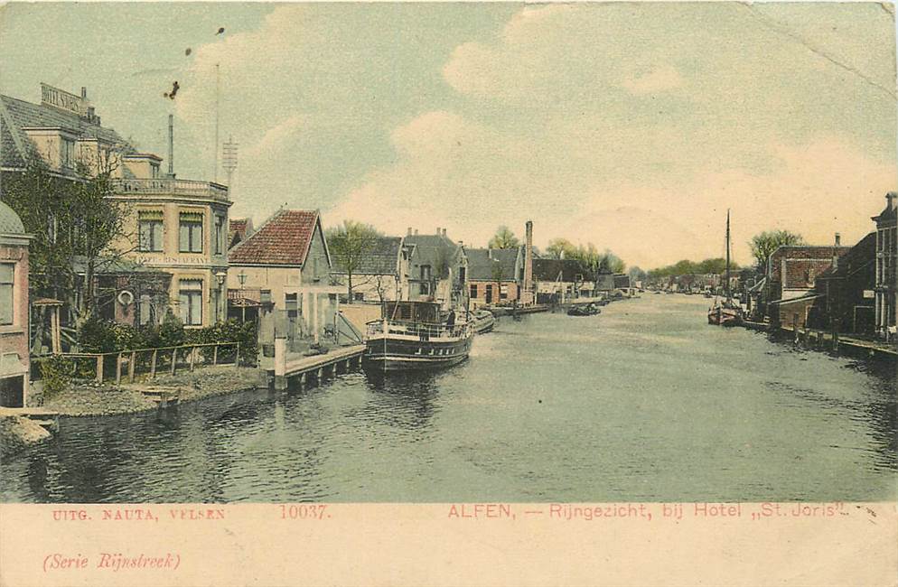 Alphen a.d. Rijn  Alfen - Rijngezicht bij Hotel St Joris