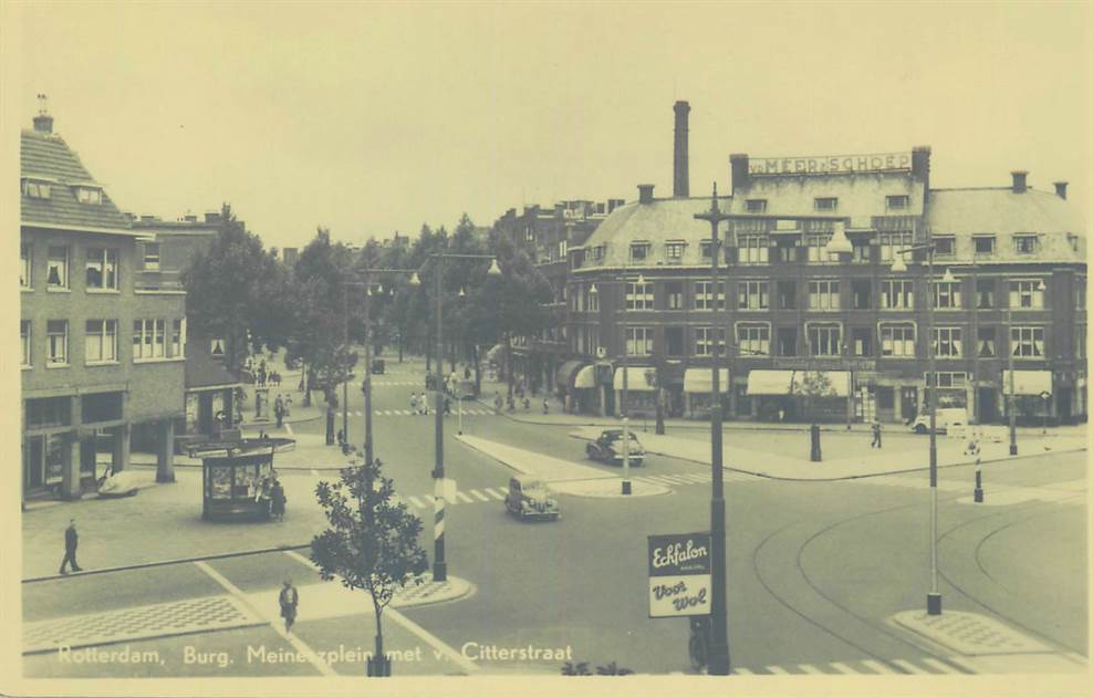 Rotterdam Burg. Meineszplein met v. Citterstraat