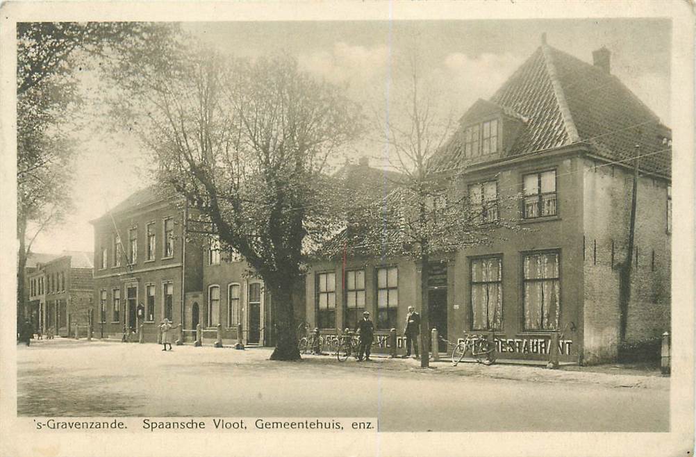 s-Gravenzande Spaansche Vloot, Gemeentehuis, enz