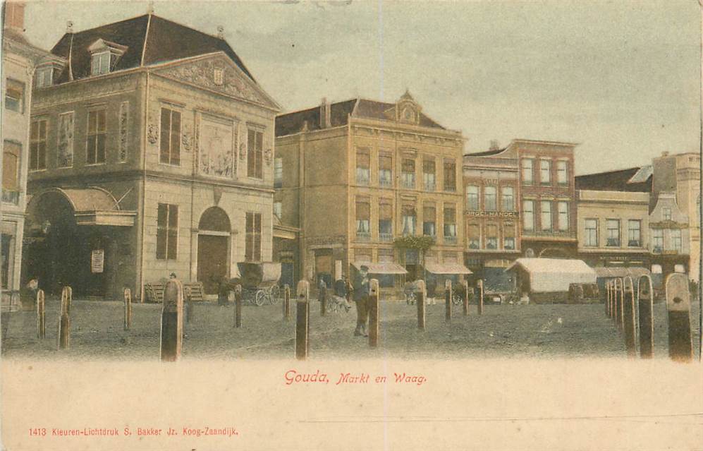 Gouda Markt en Waag