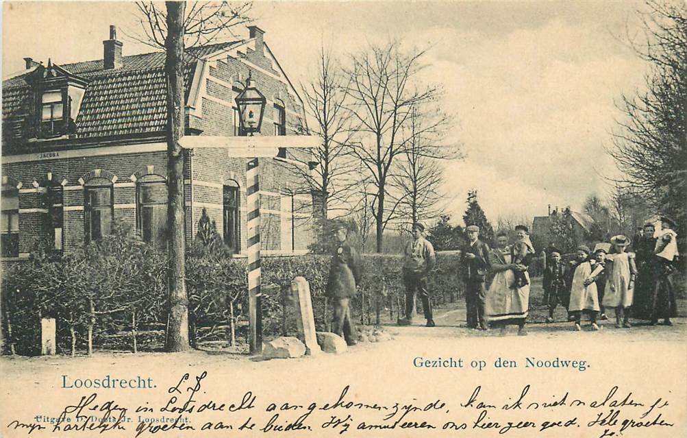 Loosdrecht Gezicht op den Noodweg