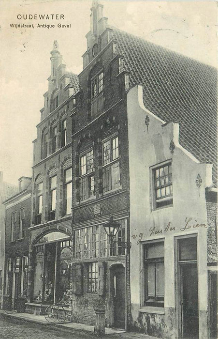 Oudewater Wijdstraat, Antique Gevel